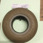 Used 2.80/2.50-4 Cheng Shin Pneumatic Tyre For A Mobility Scooter