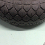 Used 4.10-3.50 x 5 Pneumatic Tyre For A Mobility Scooter