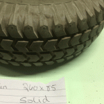 Used 260 x 85 Solid Cheng Shin Tyre For A Mobility Scooter
