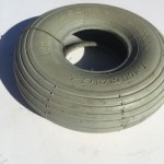 Used 260 x 85 Ribbed Tread Pneumatic Tyre For A Mobility Scooter - K21