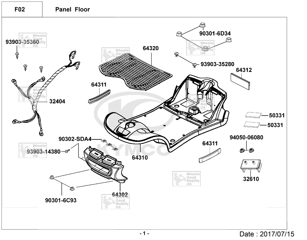 Kymco Micro Eq10aa Mobility Scooter Diagram Directory