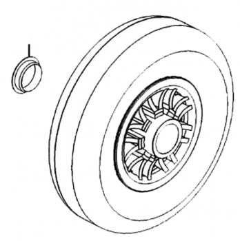 New Right Rear Wheel 260x65 For Kymco Mini S U EQ20CA Mobility Scooter