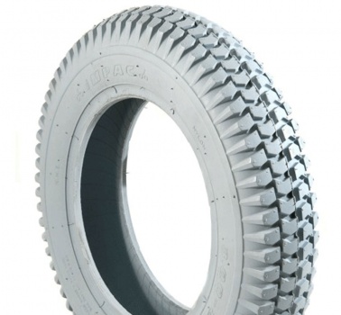 New 4.10/3.50-6 Block Grey Pneumatic Tyre Tire For A Mobility Scooter