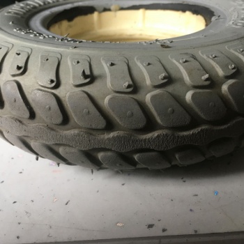 Used Single (Size: 200x50) Solid Tyre For A Shoprider Mobility Scooter Y368