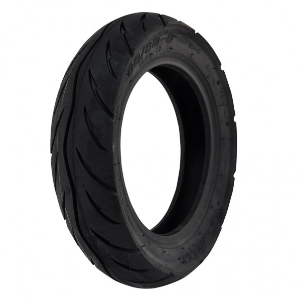 80/80 x 8 Black Pneumatic Tyre For A Kymco Maxer Mobility Scooter