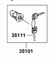 New Lock & Key Ignition Switch For Kymco Micro EQ10AA Mobility Scooter
