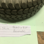 Used 260x85 Pneumatic Tyre For A Mobility Scooter - J69