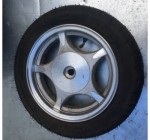 Used Rear Wheel Assembly For A Green Power Mobility Scooter EB2748