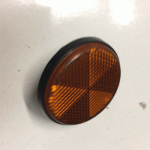 Used Orange Bolt On Round Reflector For Mobility Scooter S125