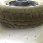 Used Pihsiang 200x50 Solid Rear Wheel/Tyre Shoprider Scooter Y441