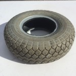 Used 4.10-3.50 x 5 Pneumatic Tyre For A Mobility Scooter K16