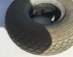 Used 300 x 4 Pneumatic Tyre For A Mobility Scooter - K49