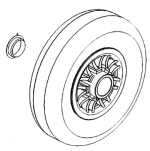 Wheel Assembly / Tyre / Tire Size: 228x70
