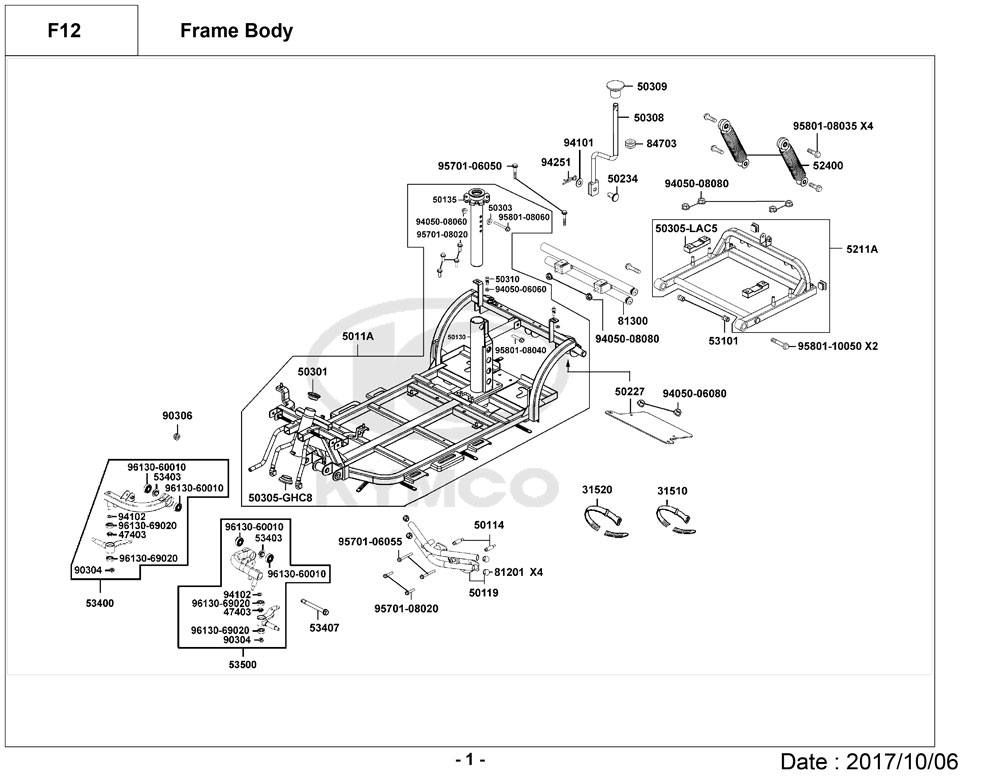 Kymco Maxer EQ40DA Mobility Scooter Diagram Directory ... wiring diagrams for kymco scooters 