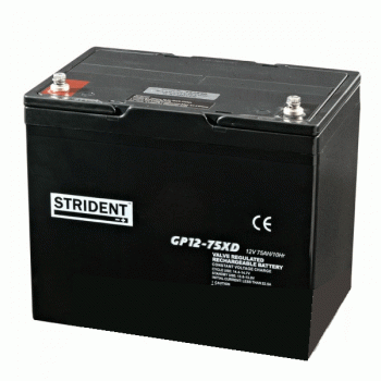 New Strident 12v 75ah Battery For A Mobility Scooter (UK & EUR)