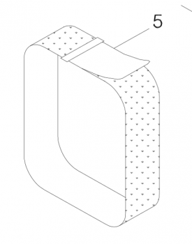 New Battery Velcro Strap Shoprider Cadiz Trailblazer 889SL Scooter