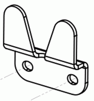New Basket Bracket For A Shoprider Sorrento S742 Scooter