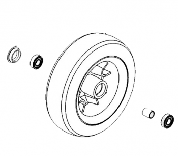 New Front 260x100 Solid Wheel For A Kymco EQ40BC Mobility Scooter