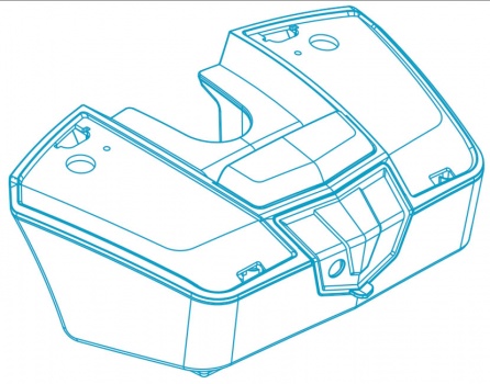 New 12amp Battery Box (No Batteries) For A Pride Apex Rapid Scooter