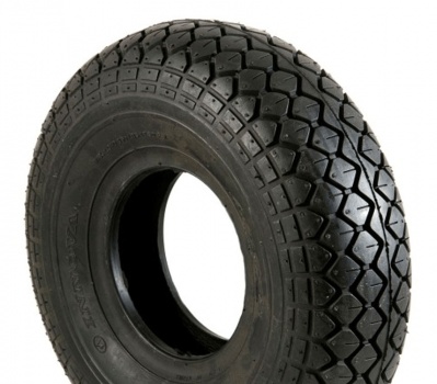 New 330x100 (4.00-5) Diamond Block Black Solid Tyre Scooter