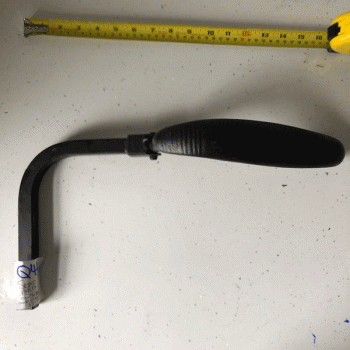 Used LH 2.0cm Gauge Seat Arm For a Mobility Scooter Q44