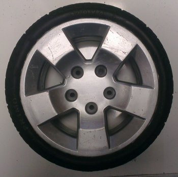 Used 12-9x4 Solid Wheel & Tyre For A Mobility Scooter X870