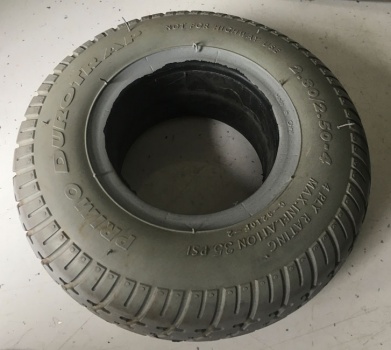Used 2.80/2.50-4 Solid Tyre For A Mobility Scooter Y376