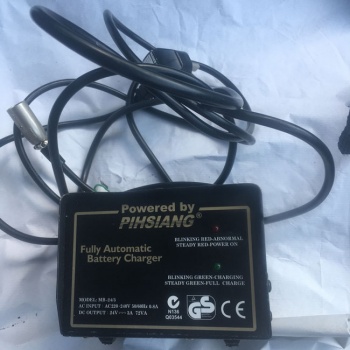 Used 24V 3Amp UK Battery Charger For Shoprider Mobility Scooter AM221