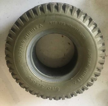 Used 4.10/3.50-5 Solid Pr1mo Duratrap Tyre For A Mobility Scooter