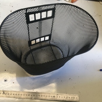 Used Front Metal Mesh Basket For A Small Mobility Scooter Q827