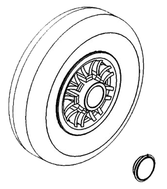 New Left Rear Wheel 260x65 Kymco Mini S U EQ20CC Mobility Scooter