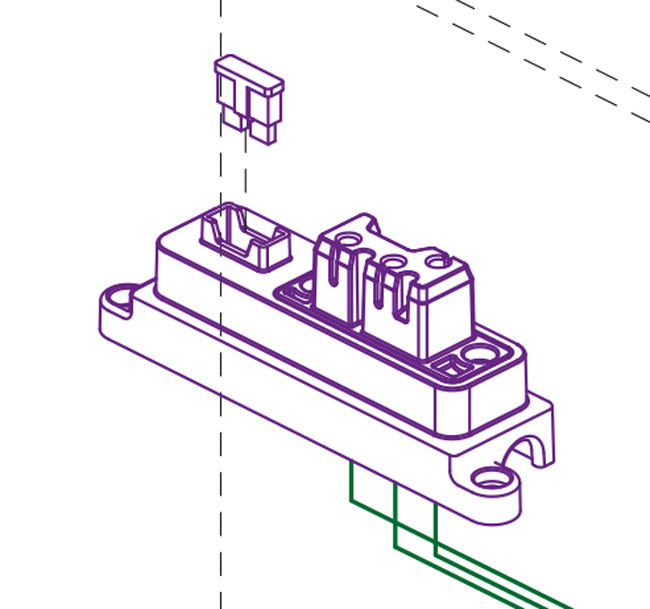 New Battery Controller Connector For A Pride GoGo Elite Traveller