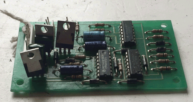 used tiller printed circuit board for a mobility scooter n1117