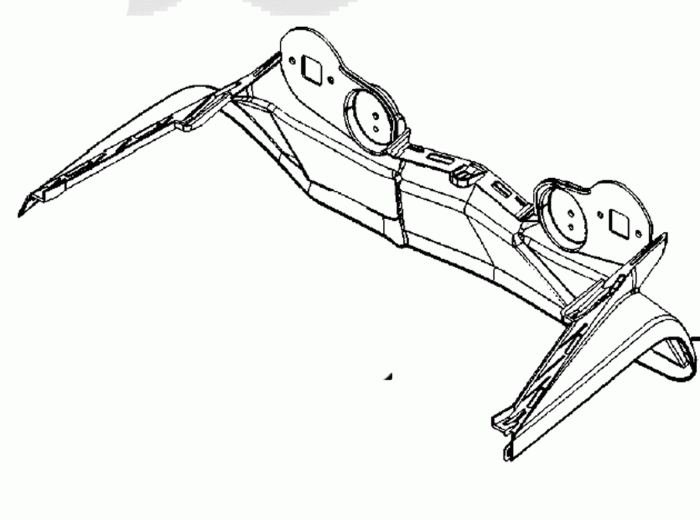 New Black Rear Bumper For A Kymco Maxer EQ40DA Mobility Scooter Wheelie