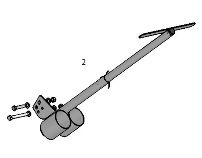 Frame Mounted Walking Stick Holder Sterling Elite II Plus Scooter