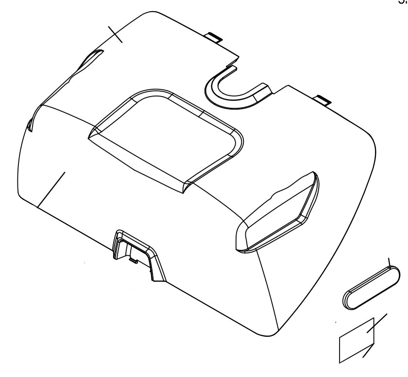 New Battery Cover Faring Kit For Rascal Vector Sport Mobility Scooter ...