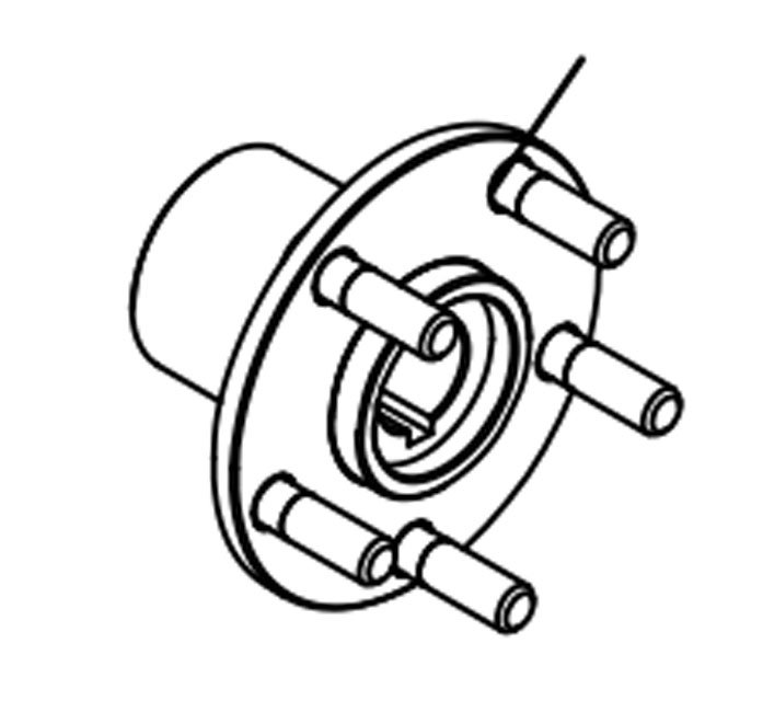 New Rear Wheel Hub/Bearings For Rascal Vector Sport Mobility Scooter ...