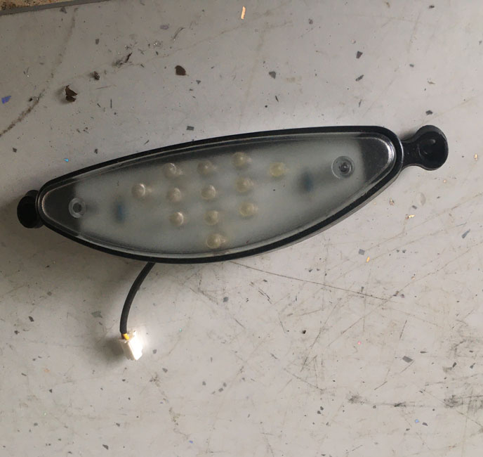 Used Rear Brake Light For A Pride Mobility Scooter AA387 Wheelie Good ...