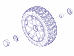 Wheel Assembly / Tyre / Tire Size: 10.4x3.6
