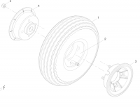 New Front Wheel 260x85 3.00-4 Shoprider Valencia GK10 Scooter