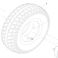 Inner Tube 4.00-5 330x100 Shoprider Cadiz Trailblazer 889SL Scooter