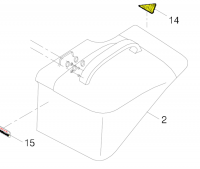 New Battery Box Lid LH for a Shoprider Valencia GK10 Mobility Scooter