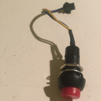 Used Red Button For A Mobility Scooter B36