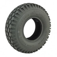 New 4.10/3.50-5 C156 63mm Grey Block Solid Tyre Tire Mobility Scooter