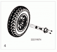 Atlas Inner Tube for Tire Sizes 4.10 x 3.50-6