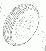 New Front Pneu Tyre 2.80/2.50-4 For Shoprider Sovereign 778NR Scooter