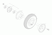 New Front Wheel 2.80/2.50- 4 For A Shoprider Sovereign 778NR Mobility Scooter