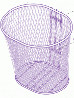 New Metal Mesh Basket ACCBSKT1012 For A Pride Maxima Mobility Scooter