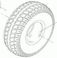 New 3.00-4 10x3 260x85 Air Tyre Tire For Shoprider Sovereign Scooter