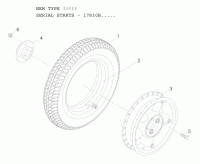 New Rear Wheel 300-8 For Shoprider Torino Sprinter 778XLS Scooter